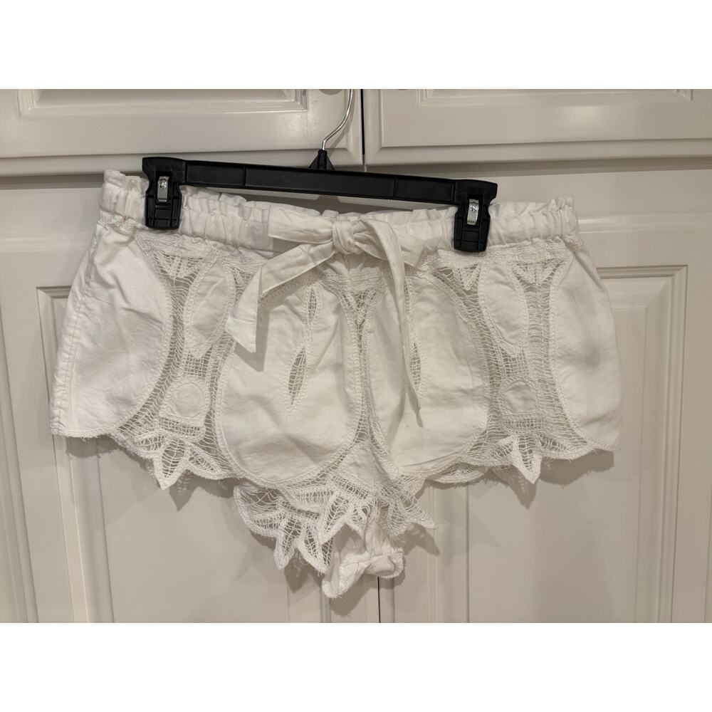 Free People Embroidered Brittany Micro Shorts M - Picture 3 of 6